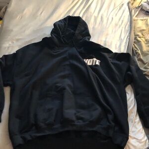 BP Oversized Black Hoodie Sweater